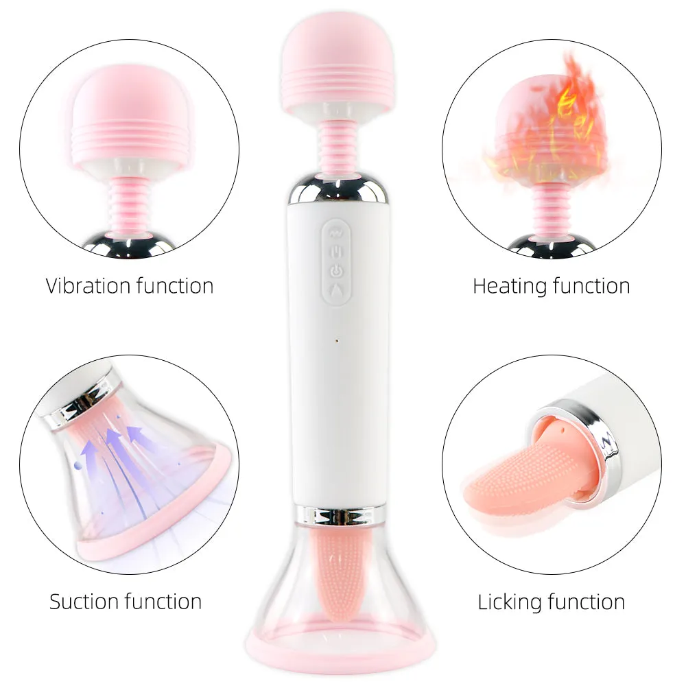Vibrator, Gspot, nipple suck and tongue sucker, all in one
