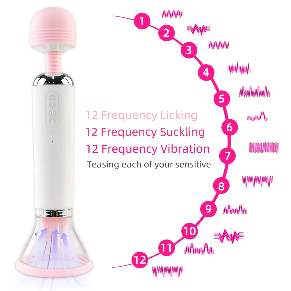 Vibrator, Gspot, nipple suck and tongue sucker, all in one