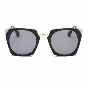 Victor Winged Black Sunglasses