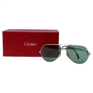 Vintage Cartier Santos Screws Titanium Romance Sunglasses circa 1980s