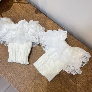 Vintage Y2K Winter Lace Boots Socks
