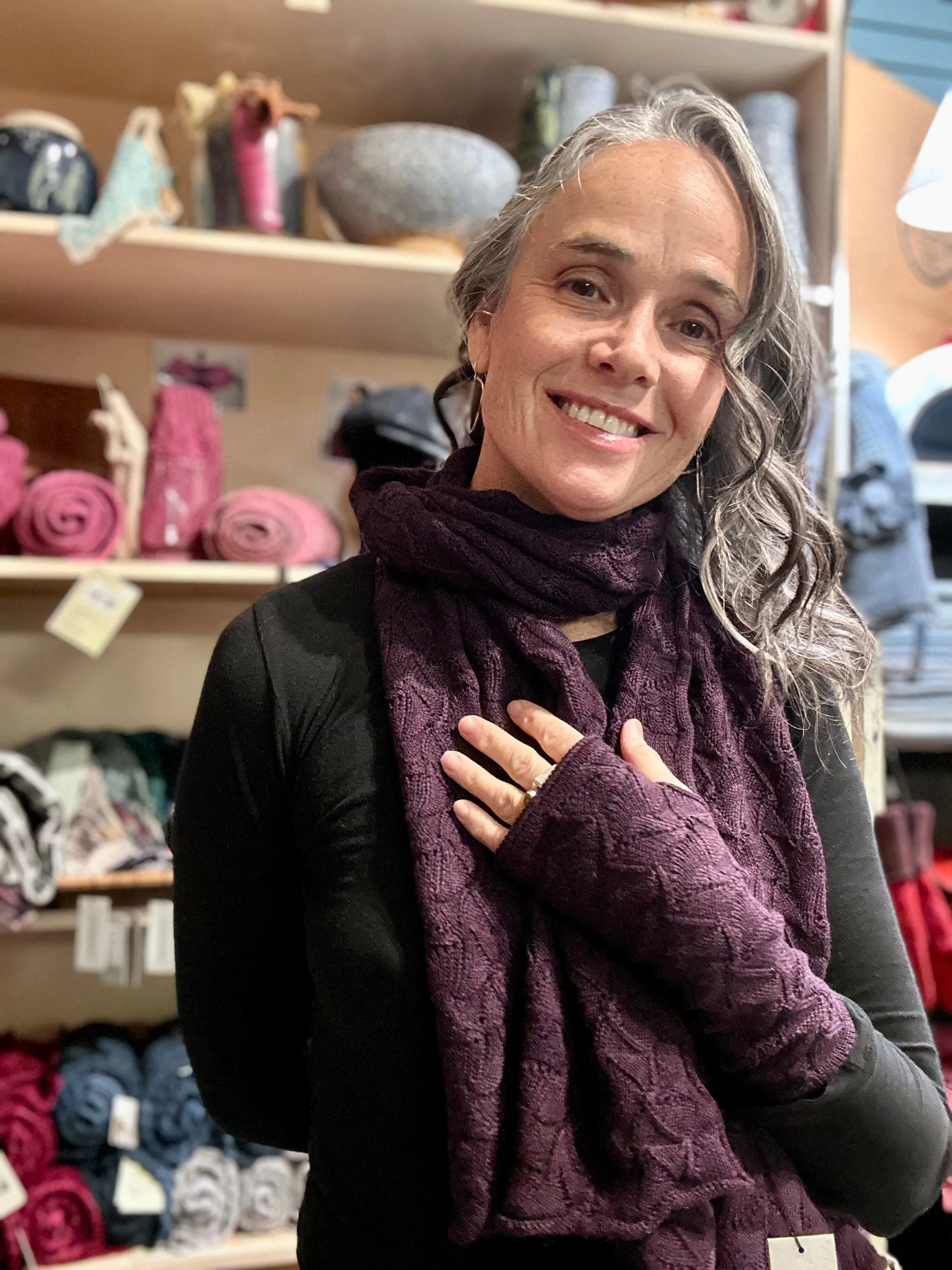 Virgin Wool Woven  Scarf