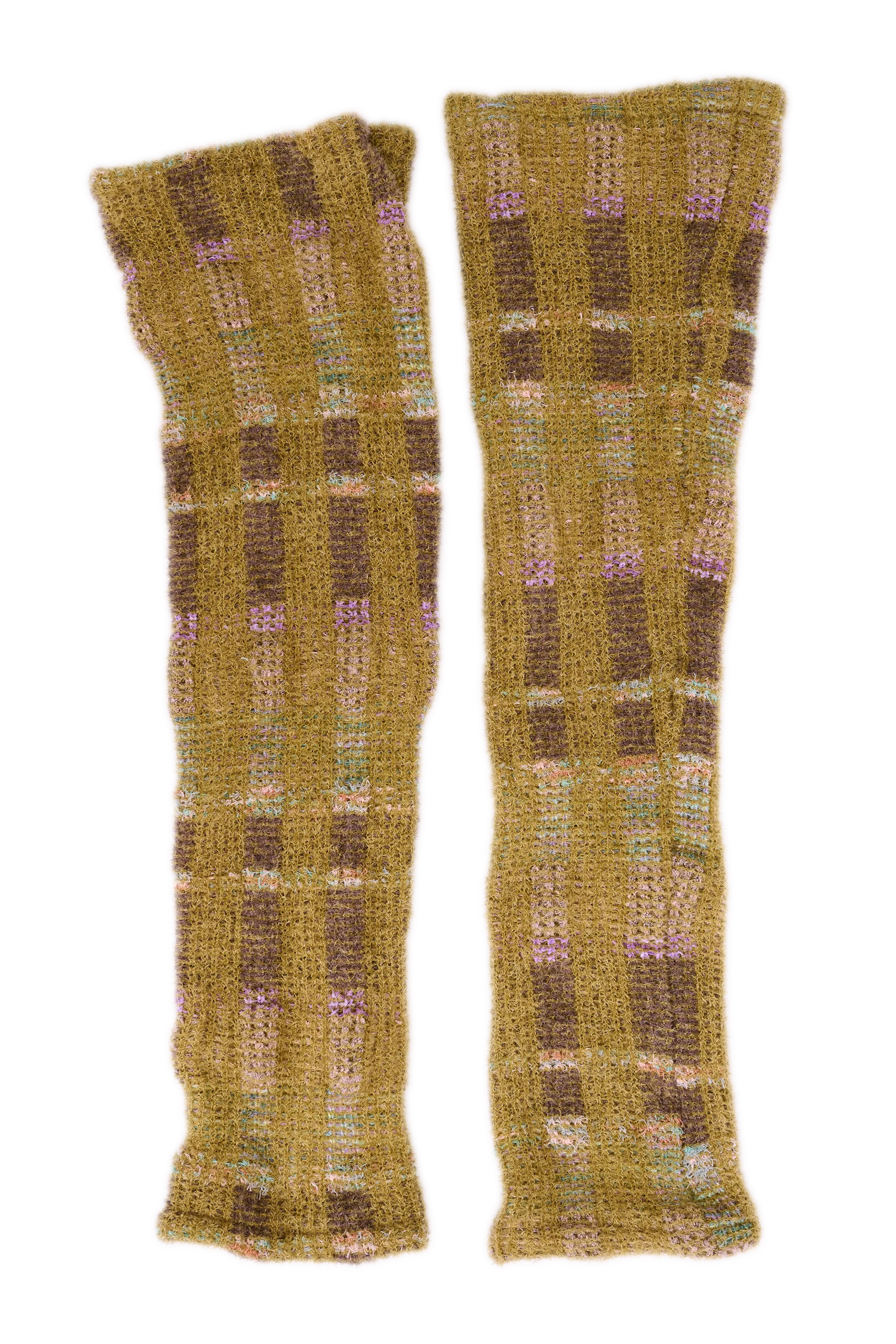 VITELLI SAGE PLAID LEG WARMERS