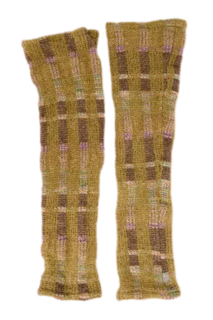 VITELLI SAGE PLAID LEG WARMERS