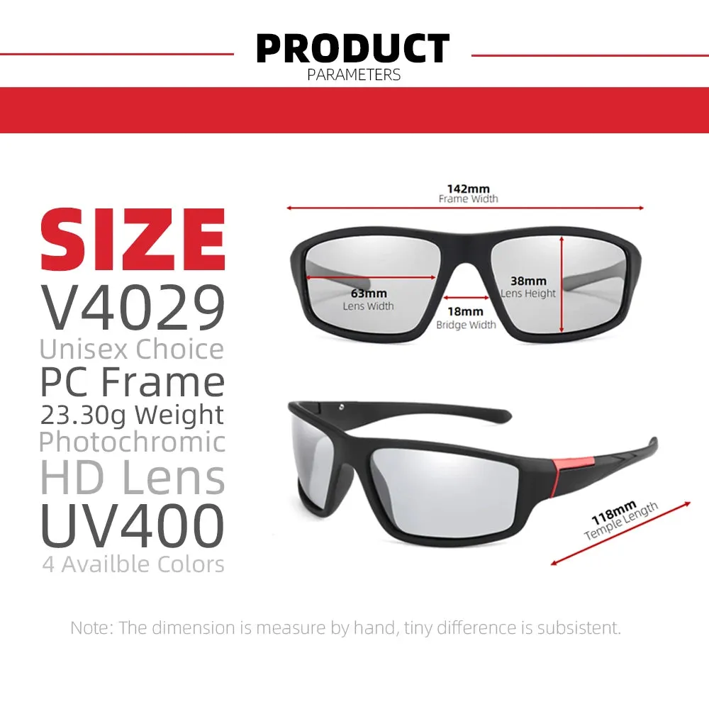VIVIBEE Men Photochromic Polarized Sunglasses