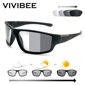 VIVIBEE Men Photochromic Polarized Sunglasses