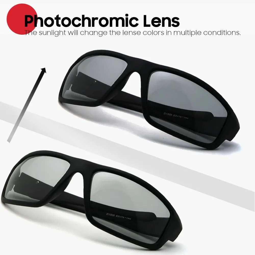 VIVIBEE Men Photochromic Polarized Sunglasses