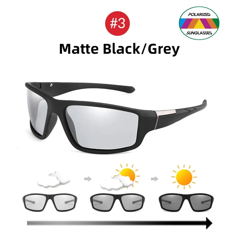 VIVIBEE Men Photochromic Polarized Sunglasses