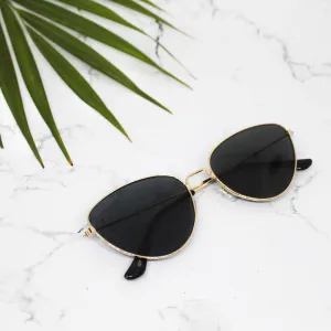 Vogue Black-Gold Aviators