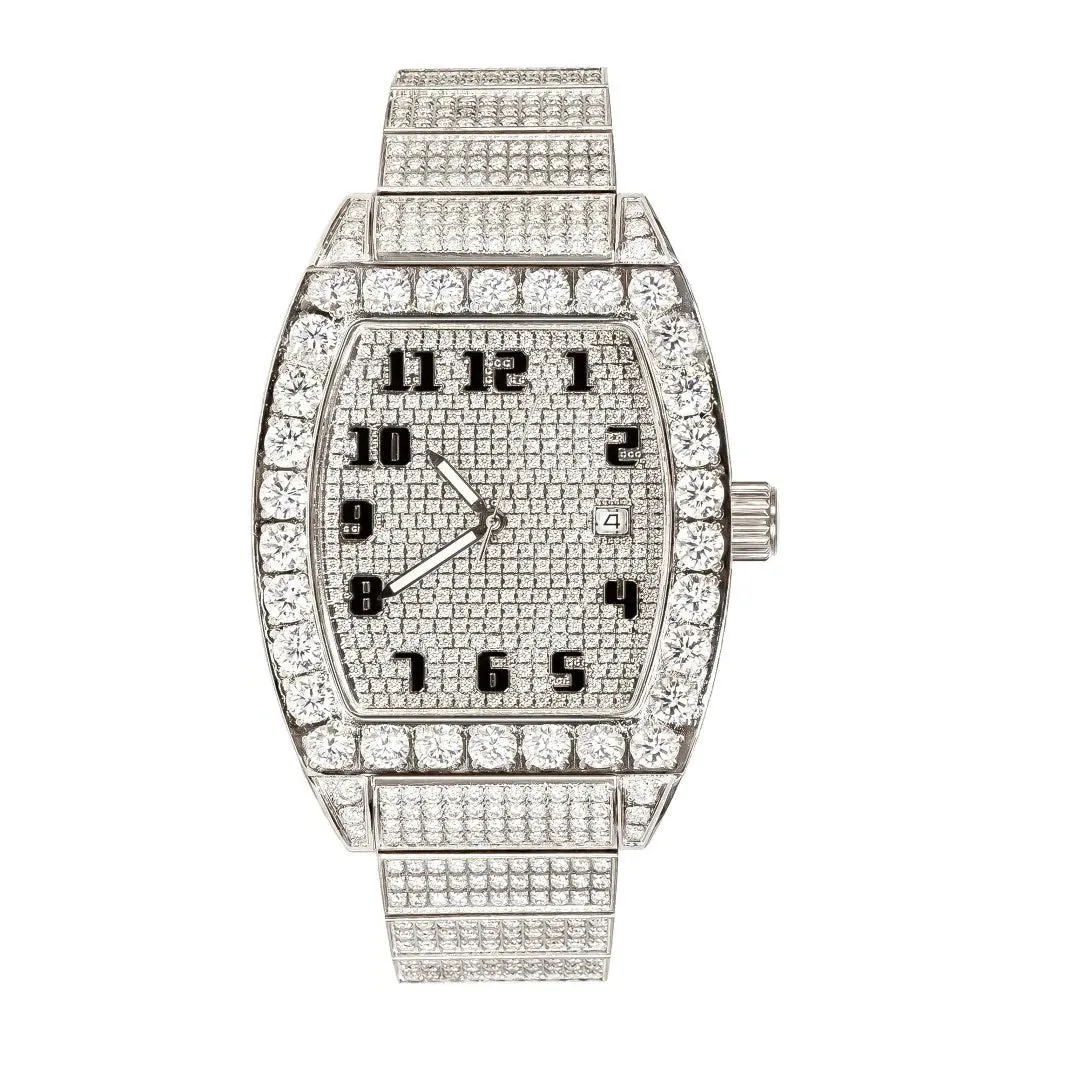 VVS MOISSANITE Watch Automatic Custom Hip Hop Watch Designer Men