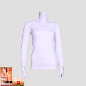WHITE Ezifit Women Full sleeve Warmer Shirt