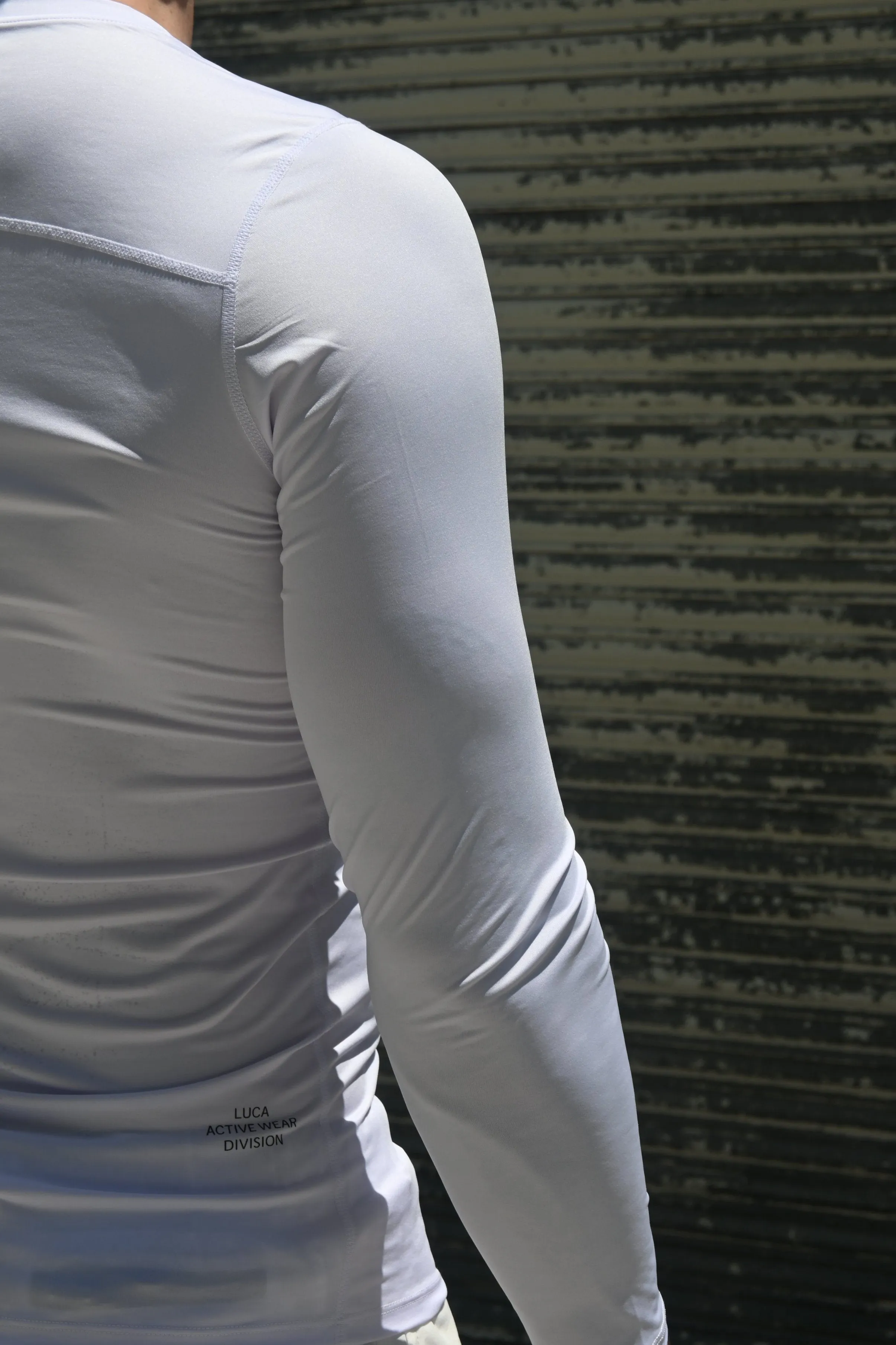 White, Lightweight, Athletic, Long Sleeve