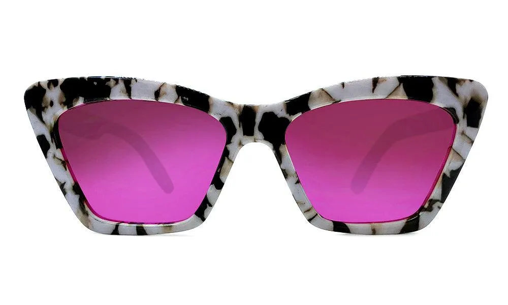 White Scarab - Pink Moon Mirror