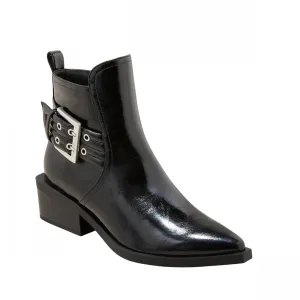 Wild Fable Giovanna Buckle Western Ankle Boots Memory Foam Insole Black 7.5M