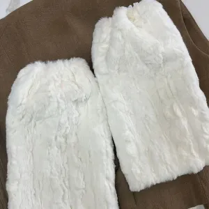 Winter Fluffy Faux Fur Boots Covers – Cozy Y2K Leg Warmers for Mid-Calf Warmth