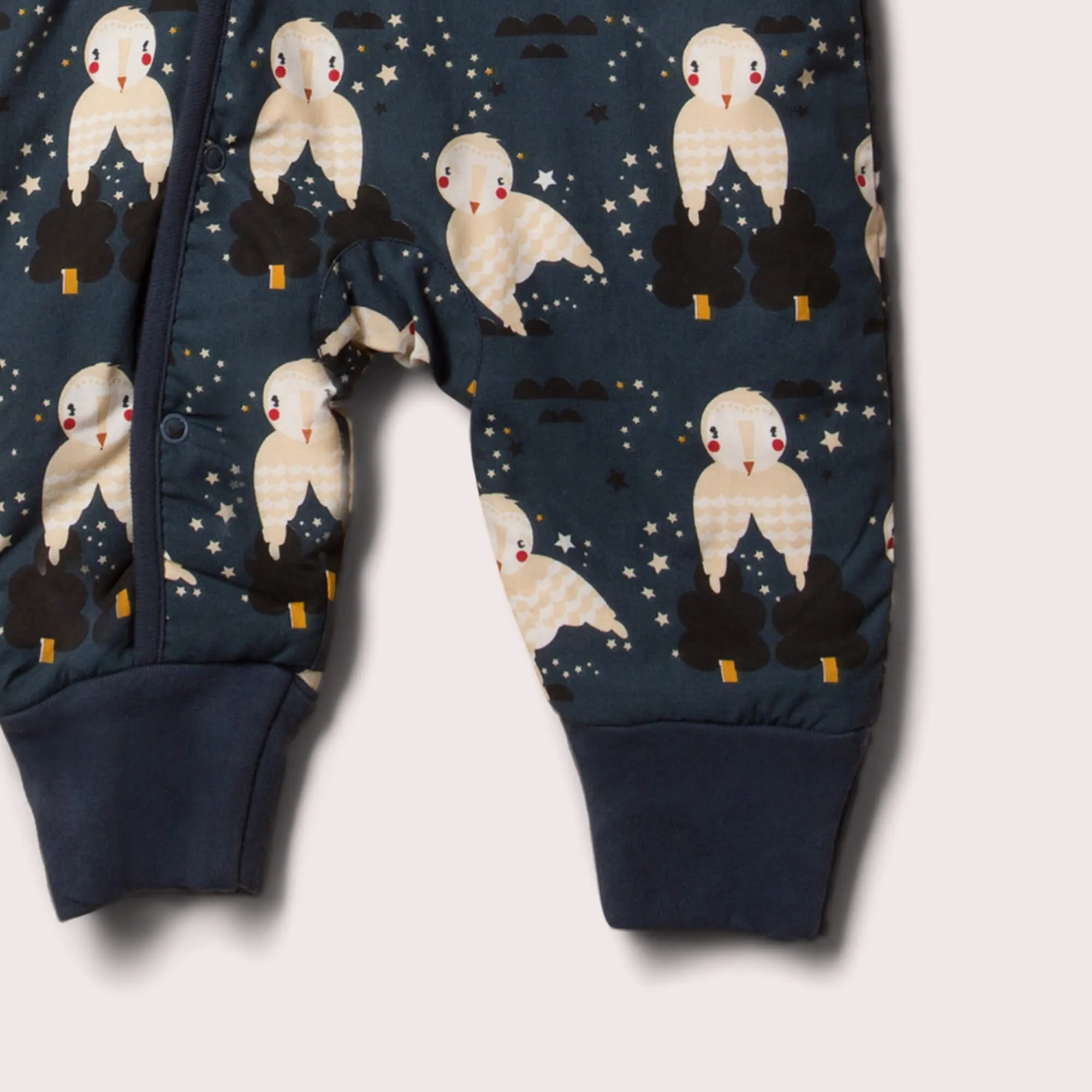 Winter Owls Sherpa Lined Snowsuit