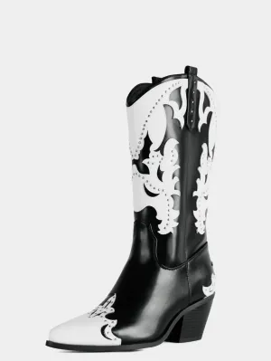 Women Pointed Toe Cowgirl Boots