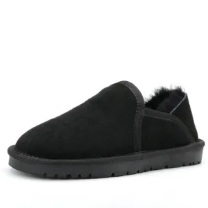 Women Winter  Low Cut Genuine Leather Female Warm Snow boots