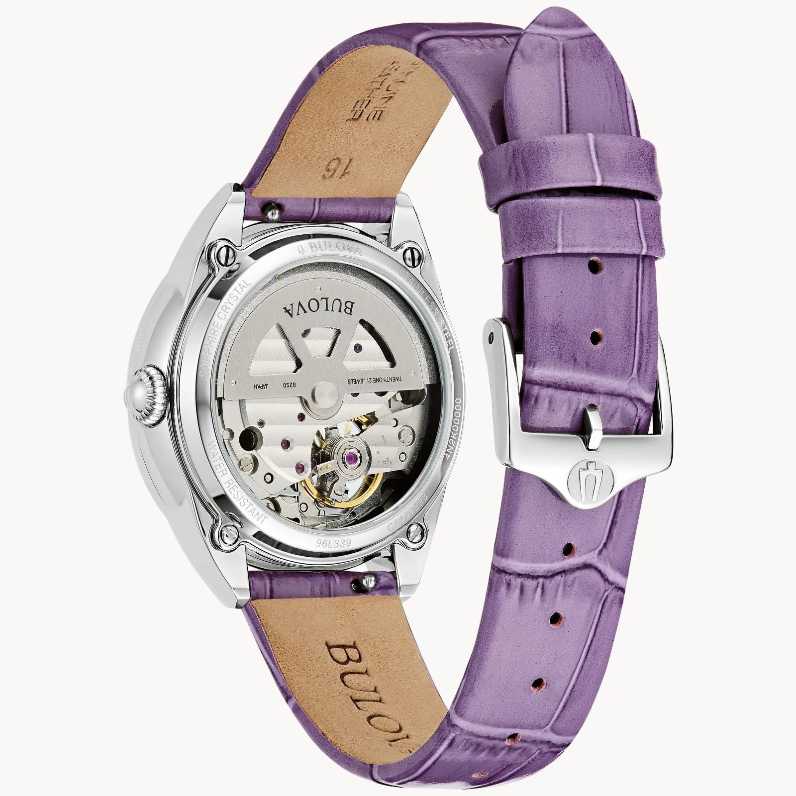 Women's Bulova Watch Purple Band 96L339