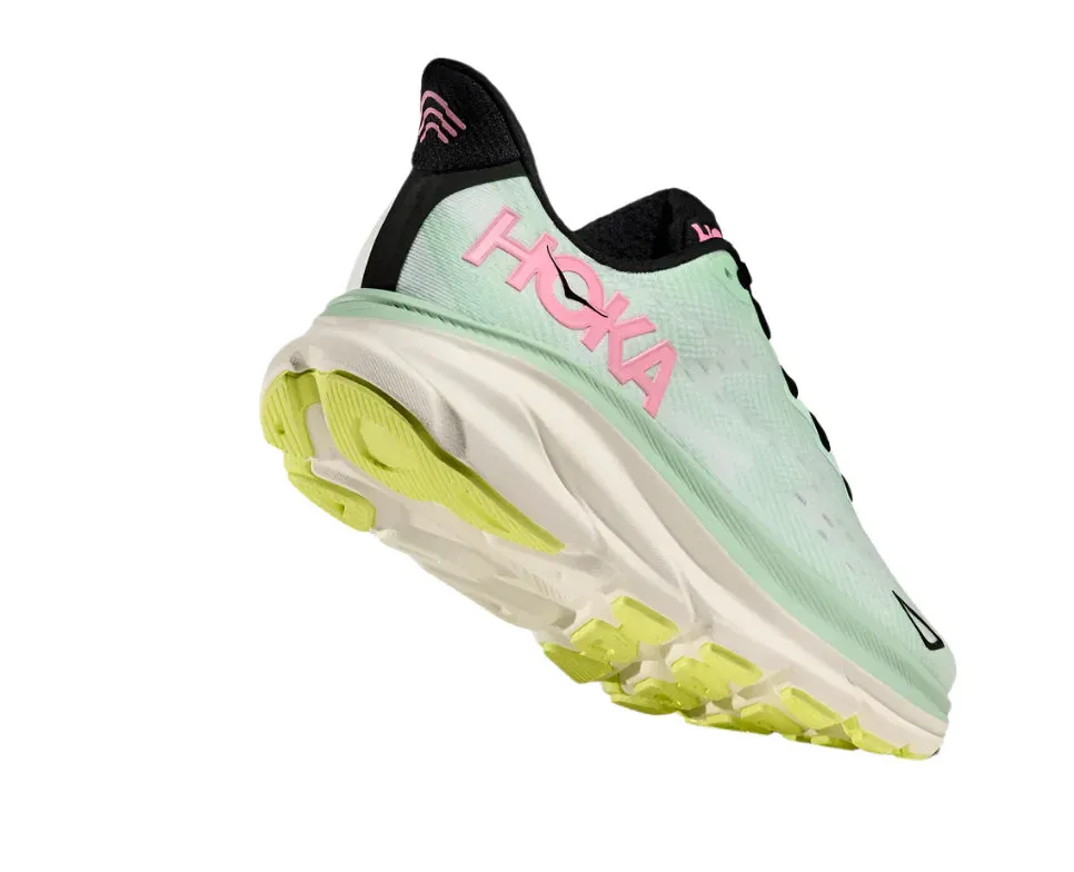 WOMEN'S HOKA CLIFTON 9 | MINT FLUORITE / SNOW MELT