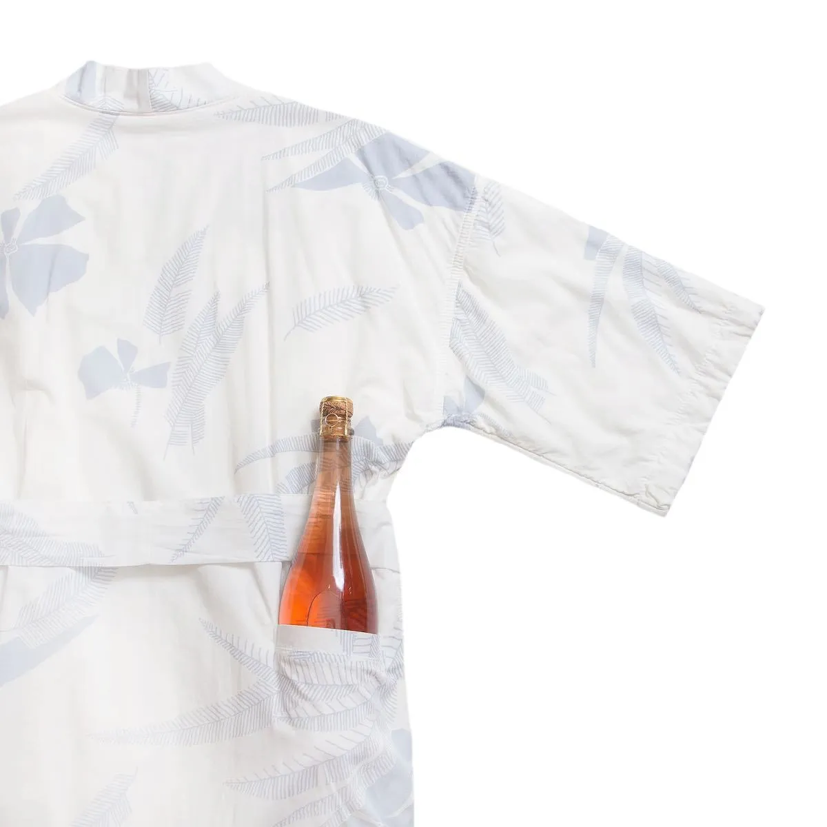 Women’s La Sirena Robe - Vintage Floral, White Sand