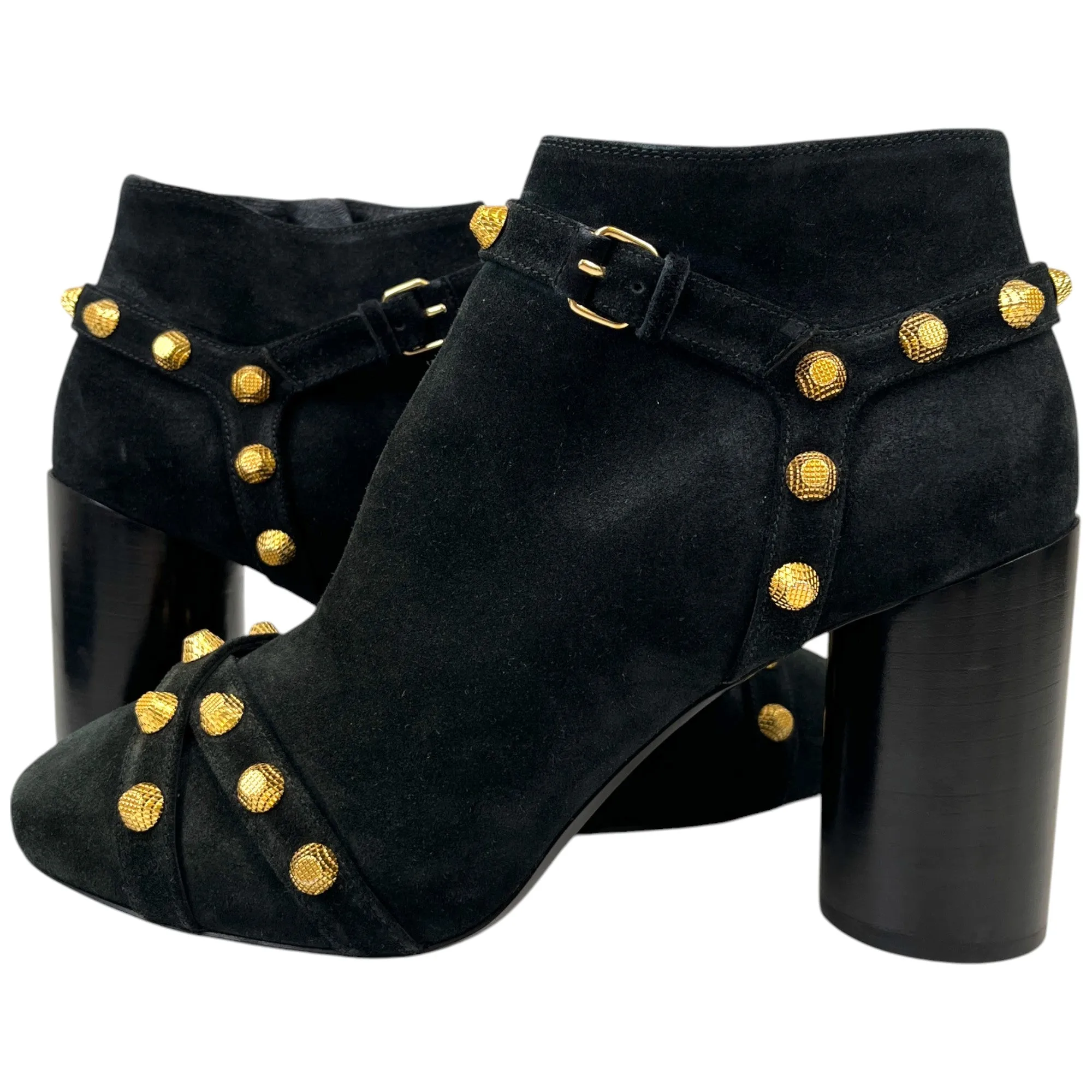 Women's Studded Ankle Boots Black Size EU 38.5 / UK 5.5