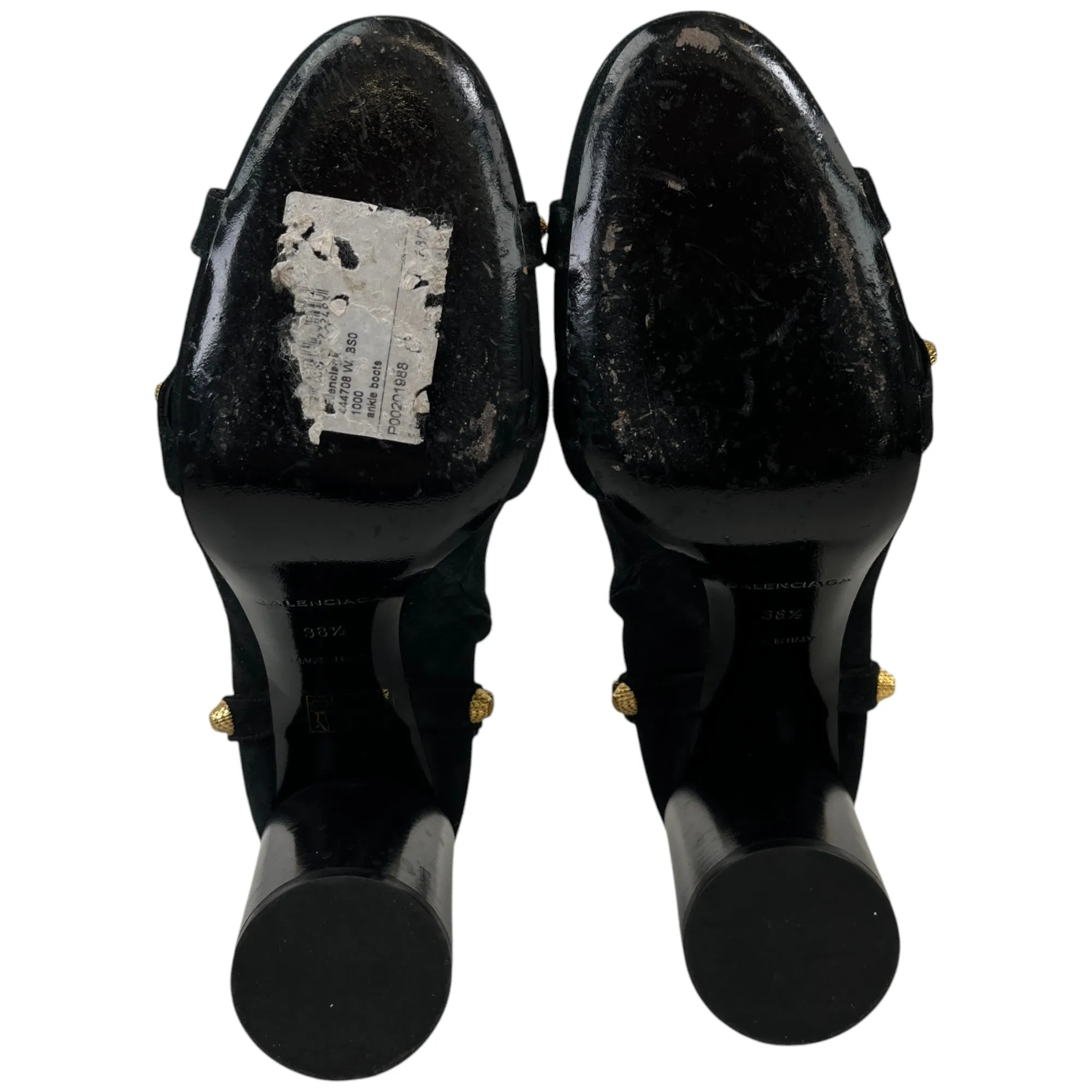 Women's Studded Ankle Boots Black Size EU 38.5 / UK 5.5