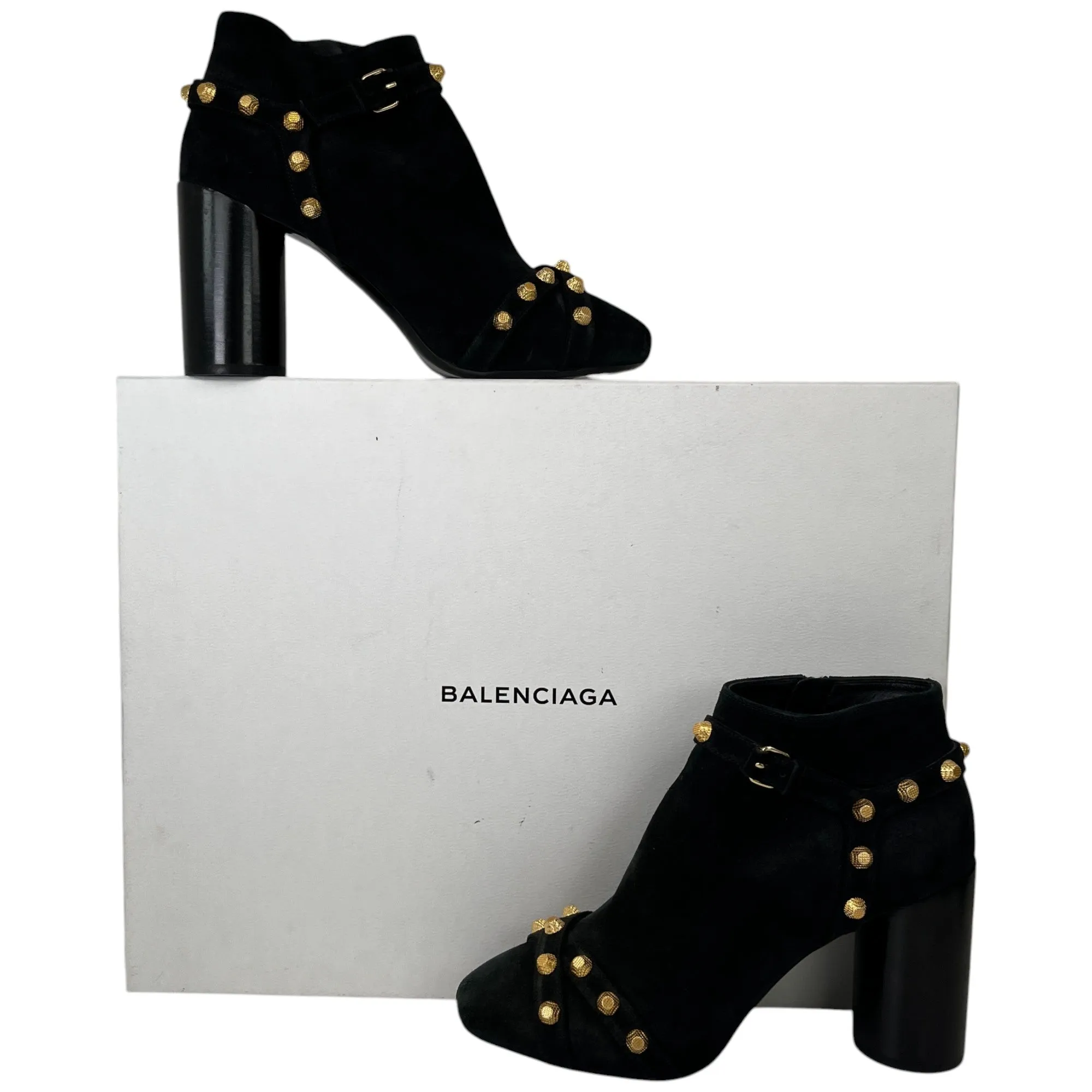 Women's Studded Ankle Boots Black Size EU 38.5 / UK 5.5