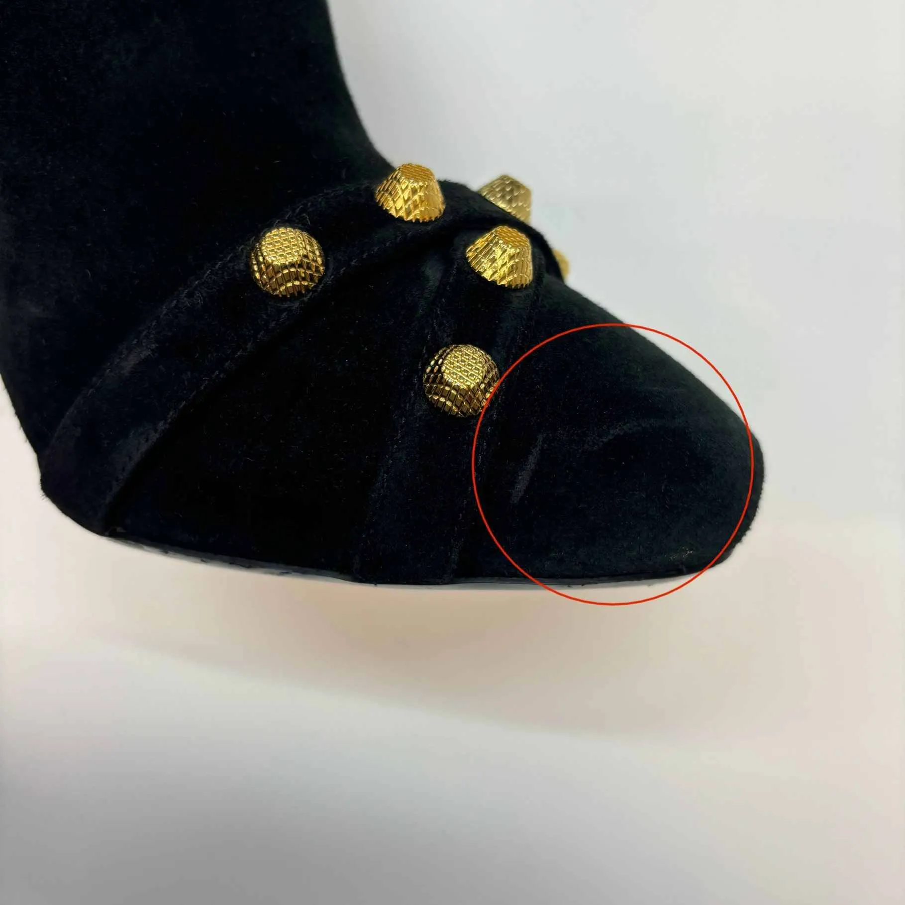 Women's Studded Ankle Boots Black Size EU 38.5 / UK 5.5