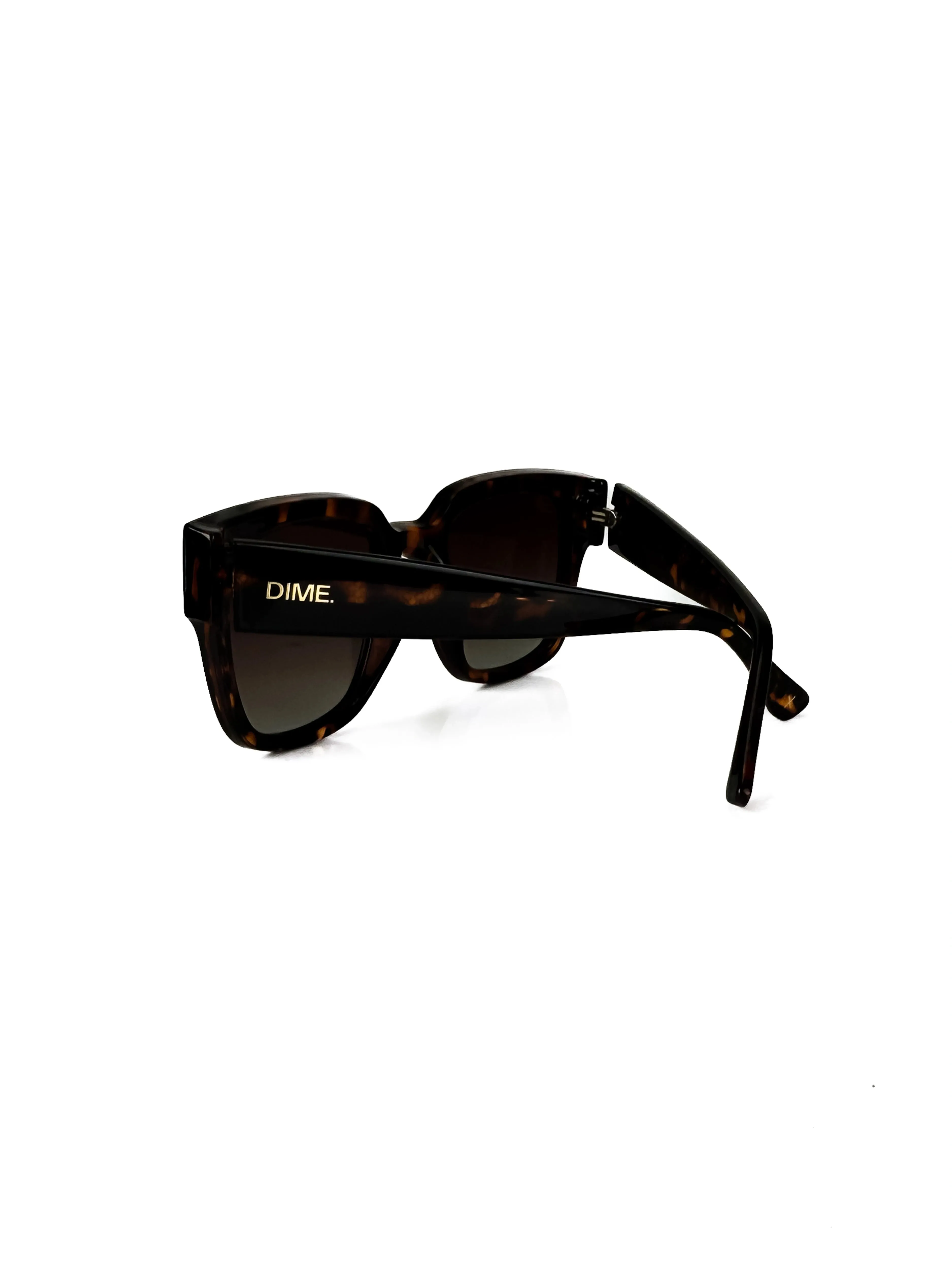 Women's Tortoise Brown Square Polarized Sunglasses