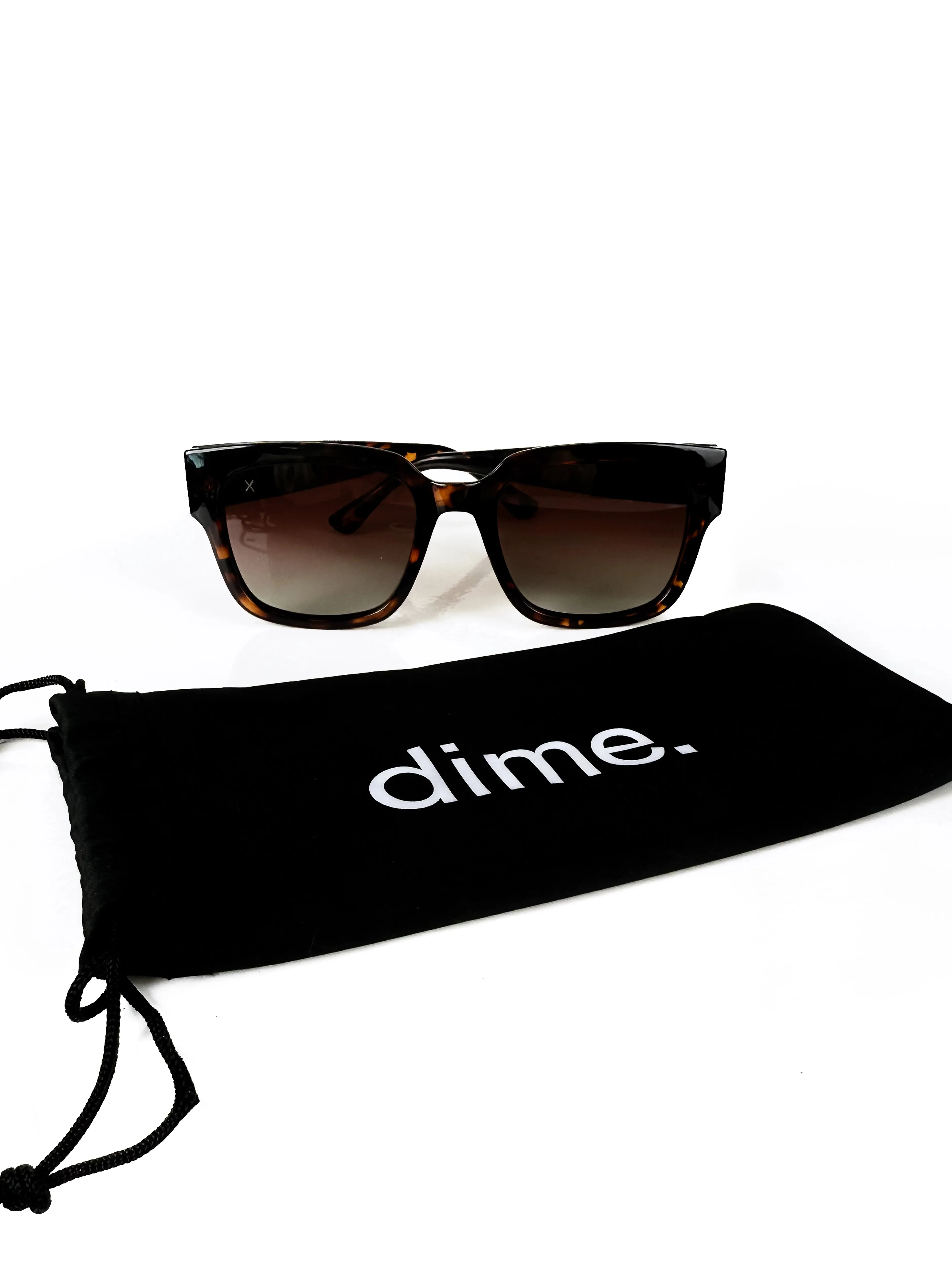 Women's Tortoise Brown Square Polarized Sunglasses