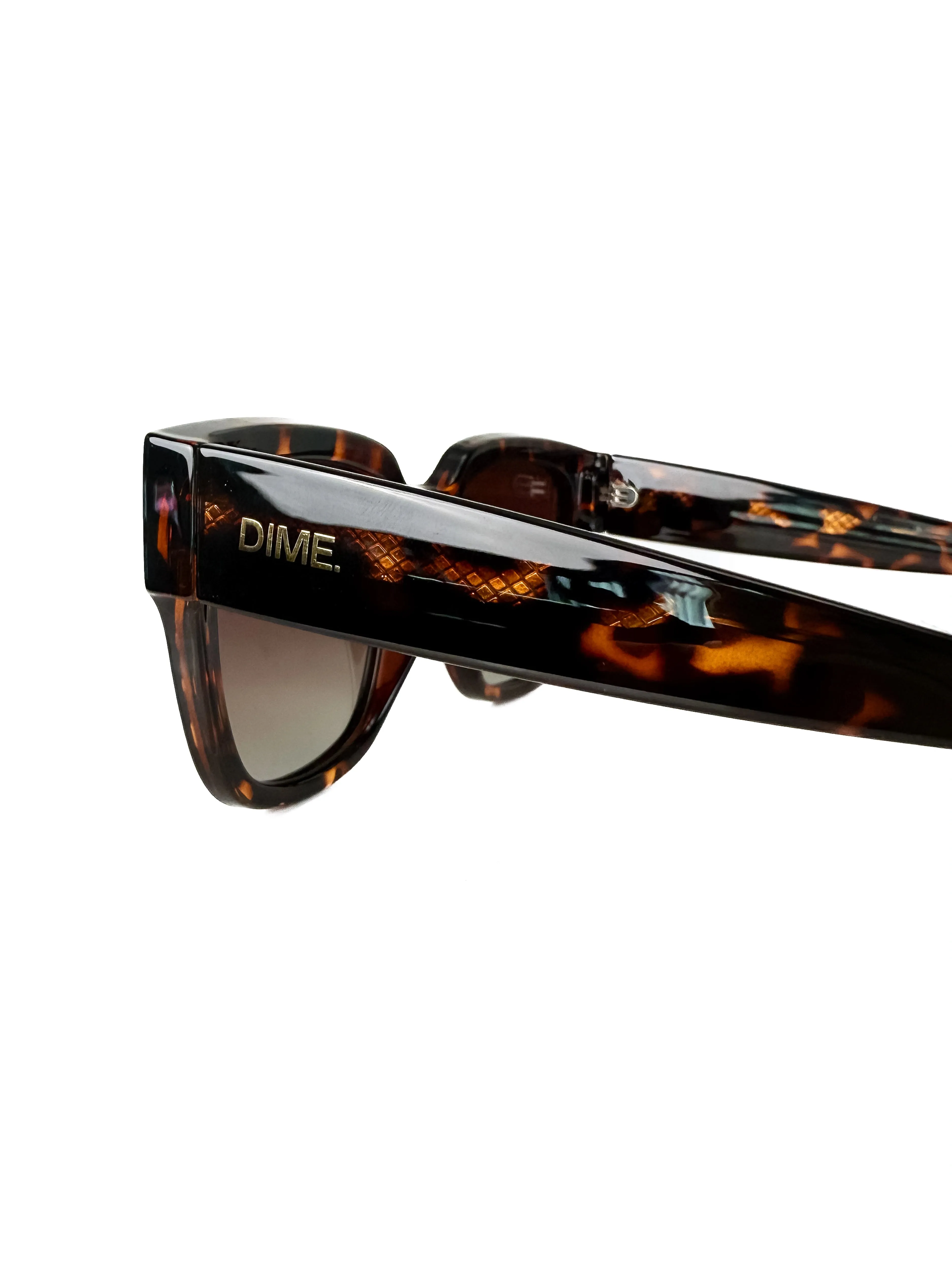Women's Tortoise Brown Square Polarized Sunglasses