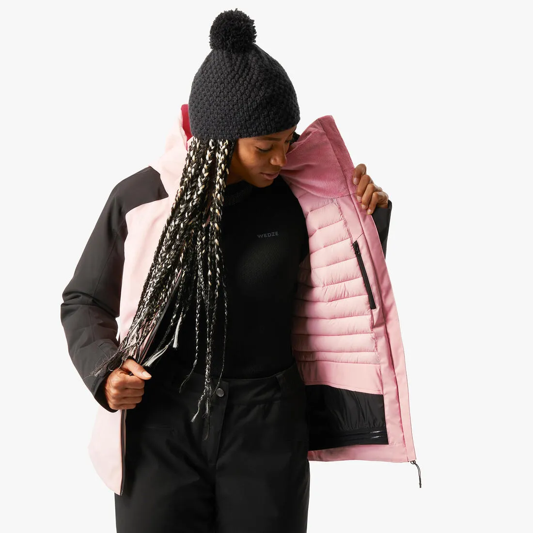 WOMEN’S WARM SKI JACKET 500