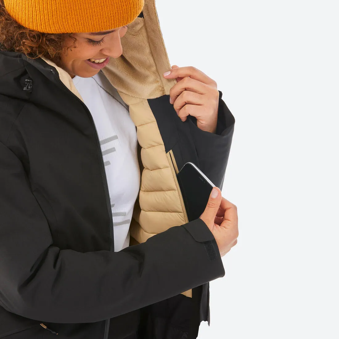 WOMEN’S WARM SKI JACKET 500