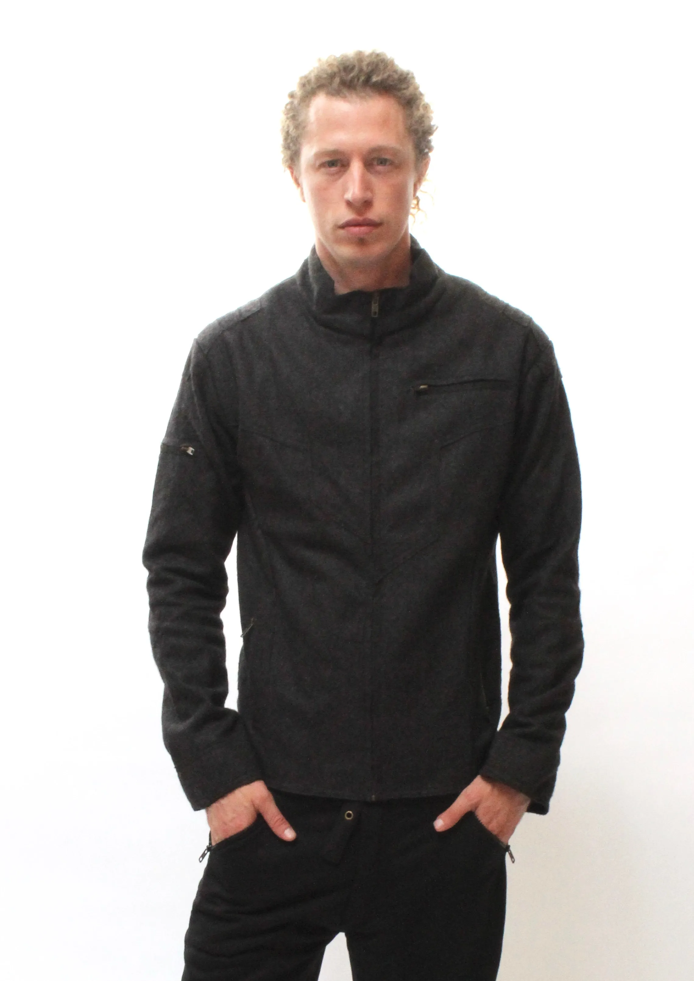 Wool Zip Jacket