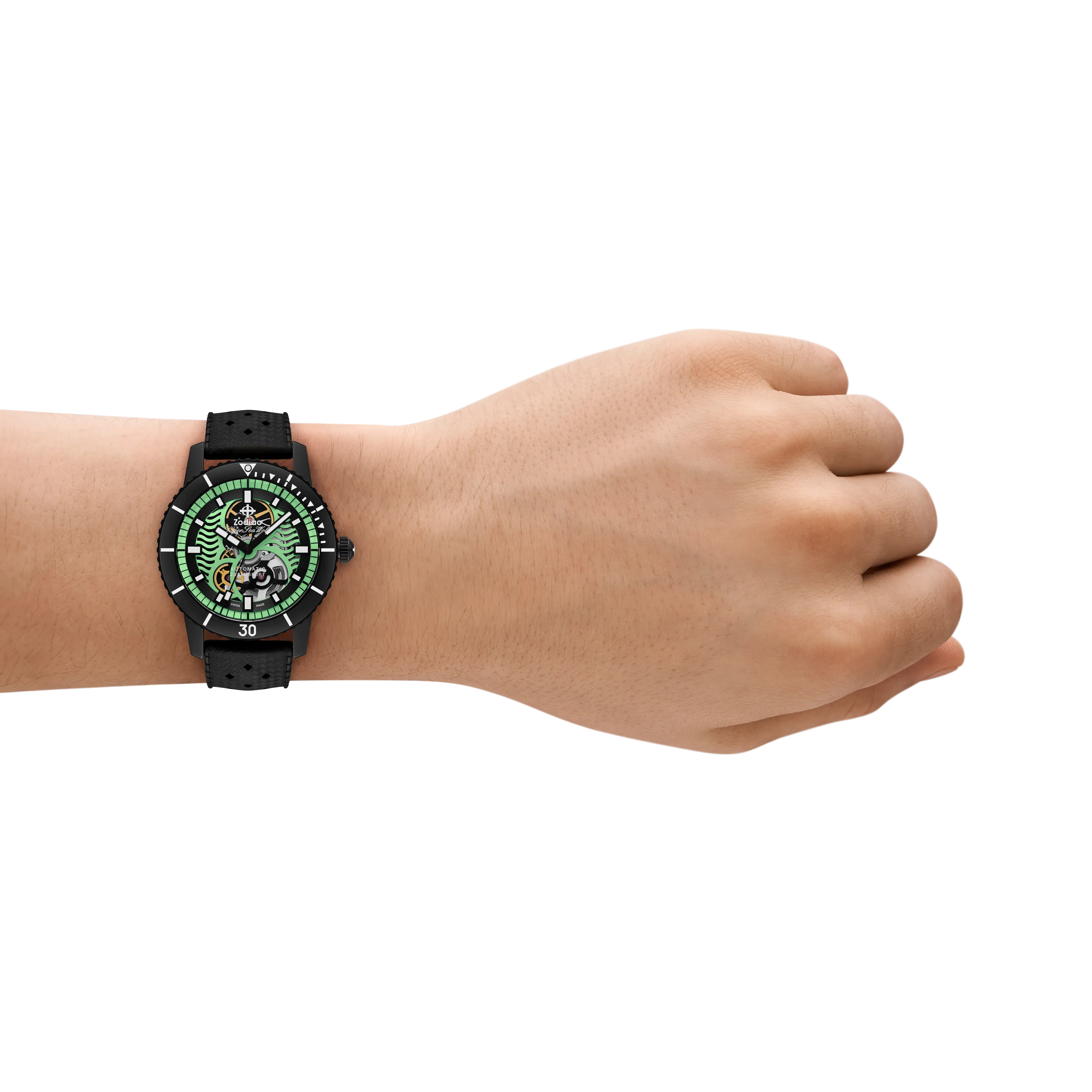 Zodiac Super Sea Wolf Night Diver Skeleton ZO9318